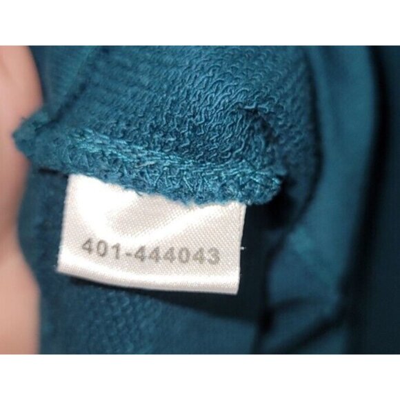 Loft Womens sz L green long sleeve embroidery floral sweater 100% Cotton - Picture 12 of 12